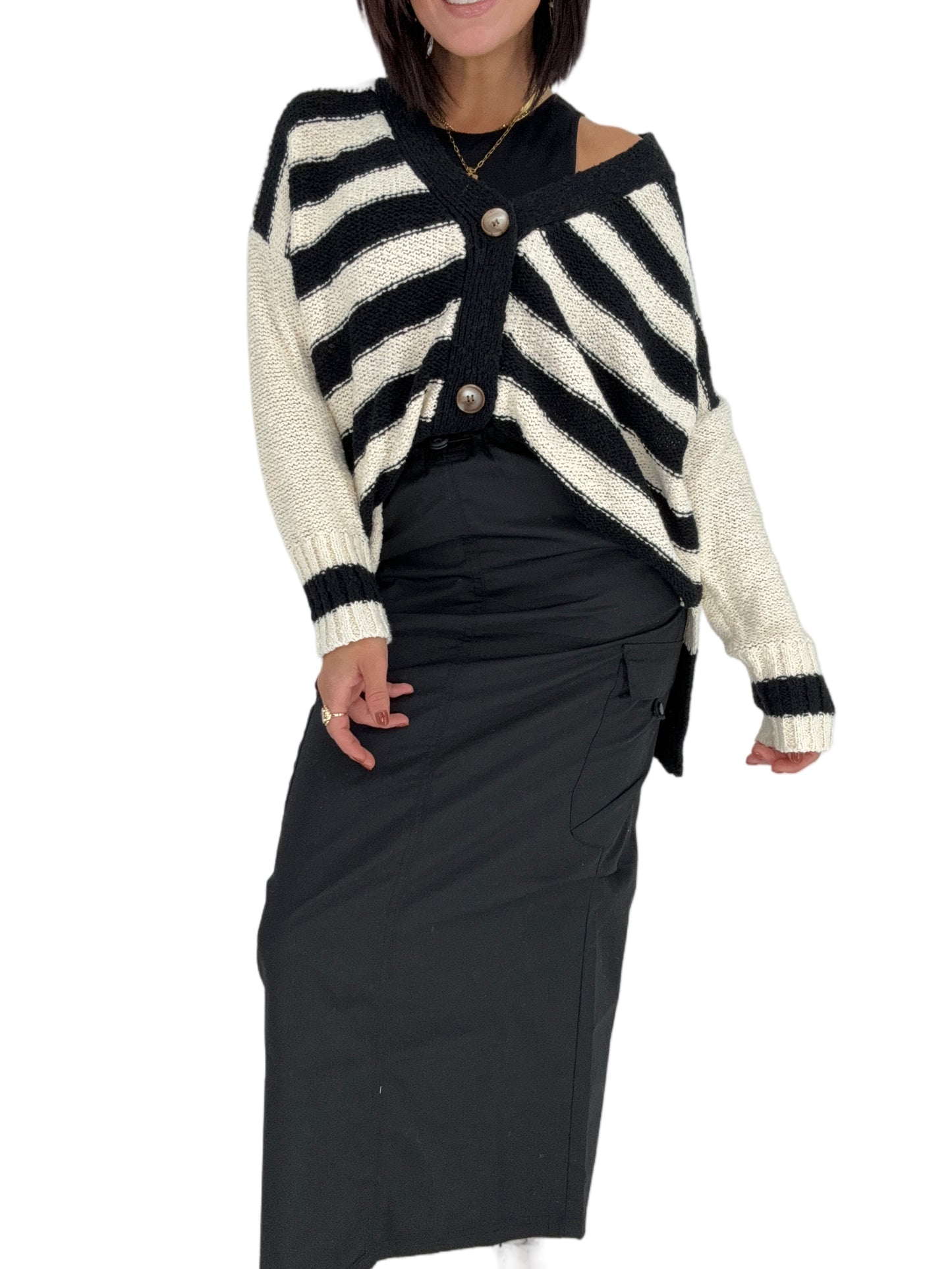 Chic in Buttons Sweater