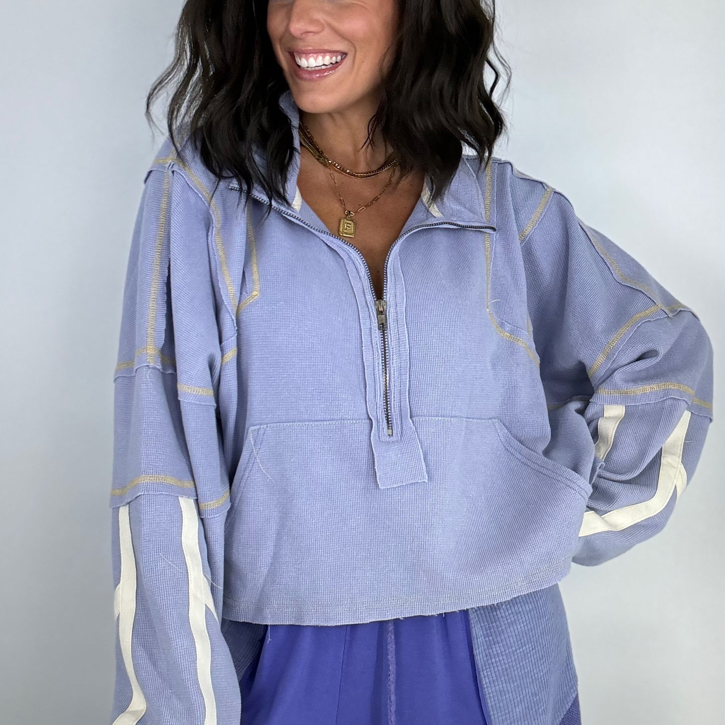 Your Everything Waffle Half Zip