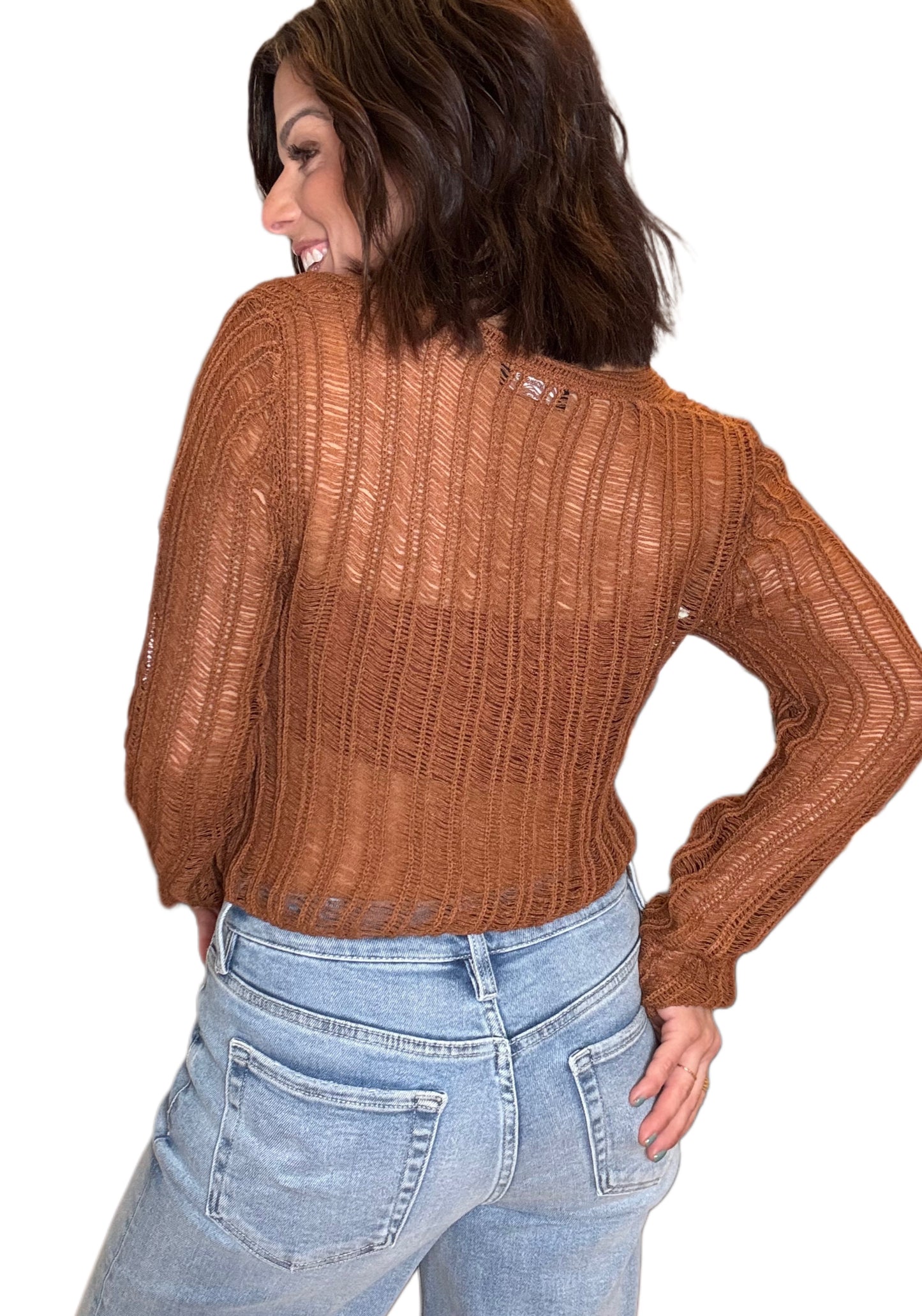 Hooked on You Knit Top