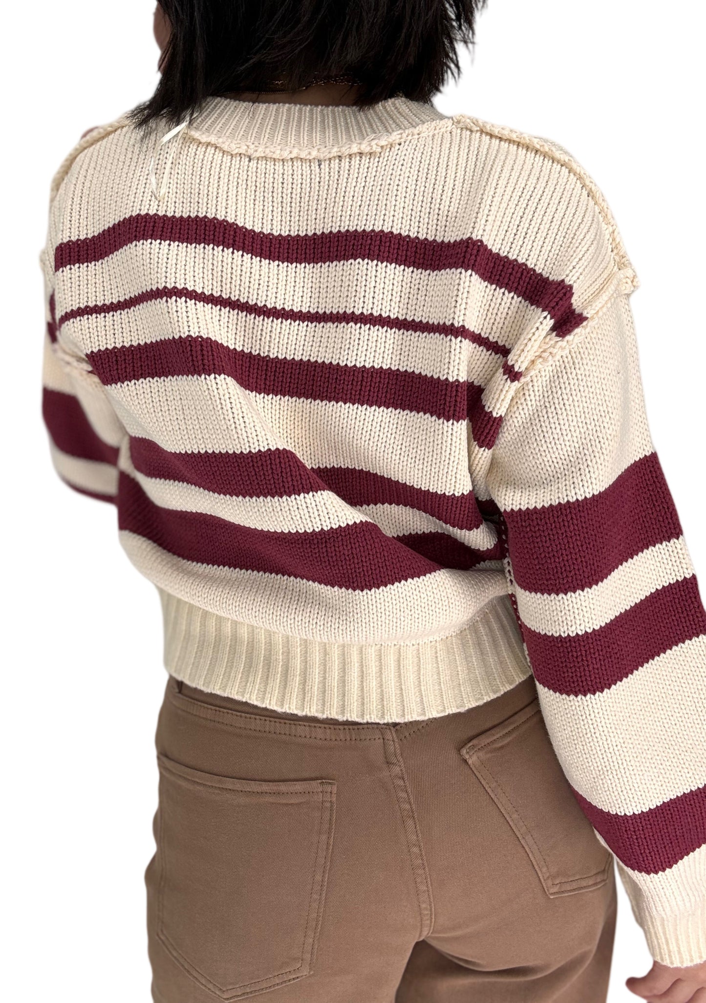 Sweet Girl Striped Sweater