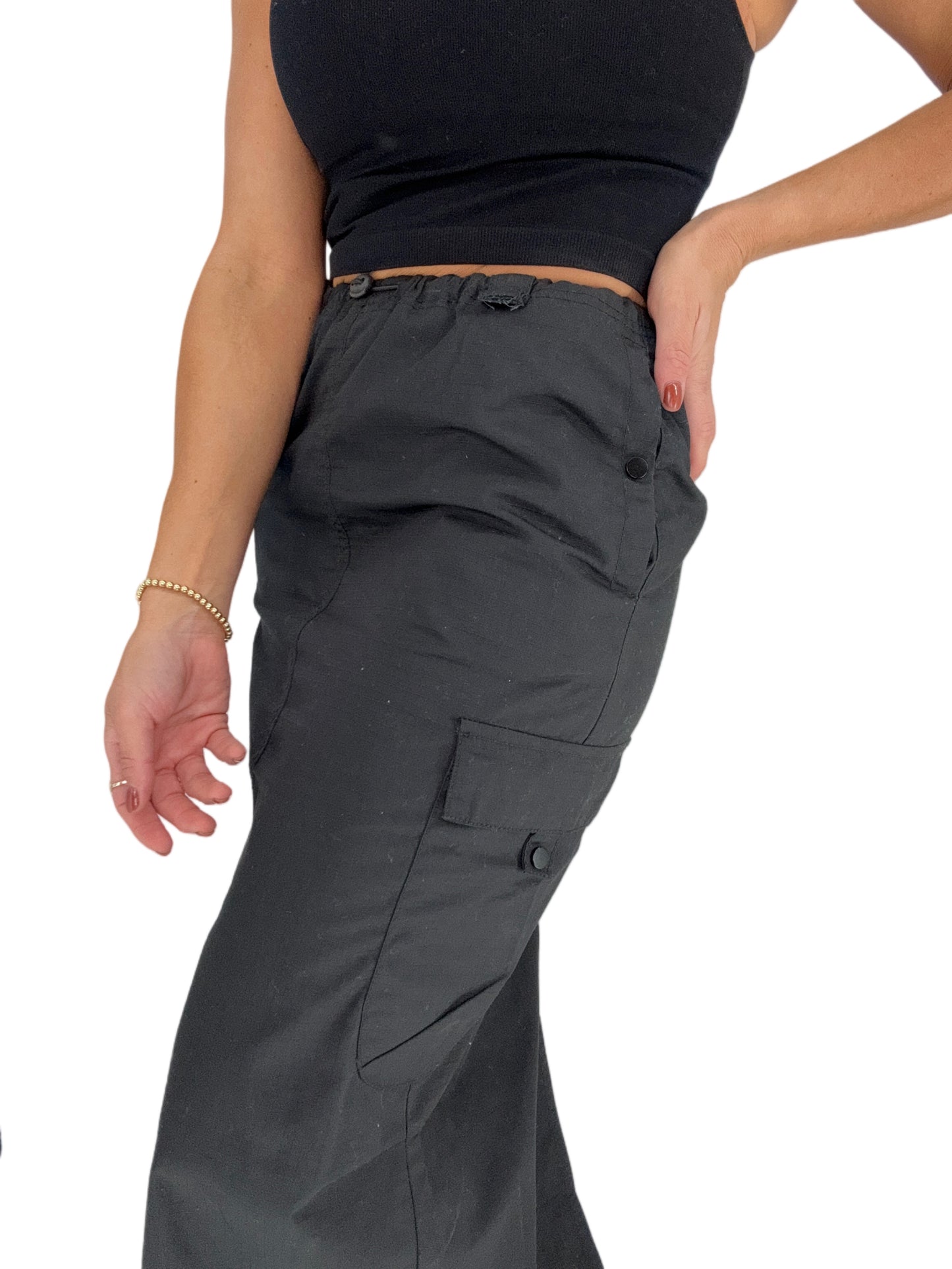 Edgy Chic Maxi Skirt