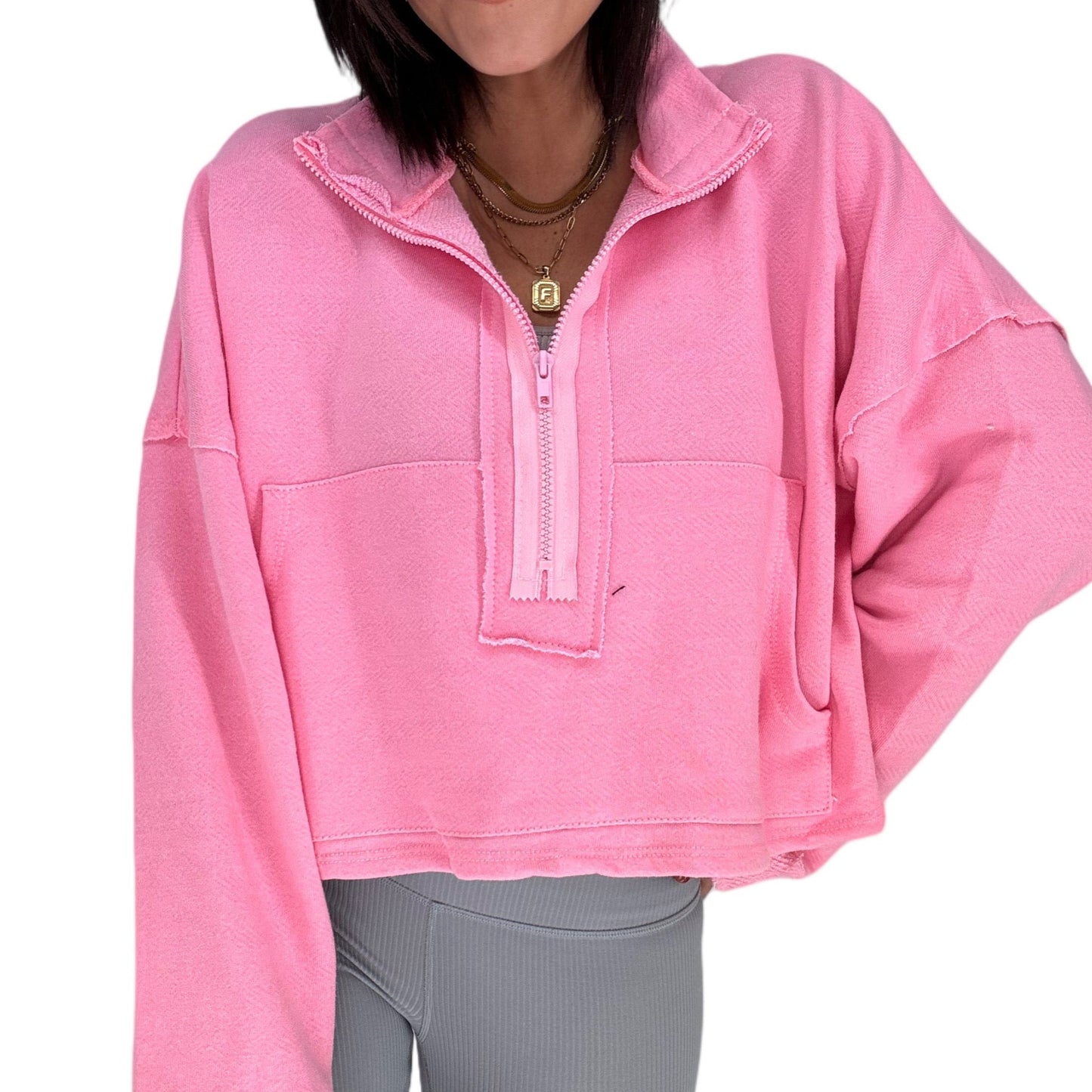 Baby Girl Half Zip