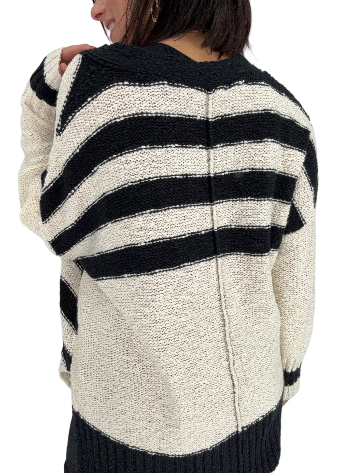 Chic in Buttons Sweater