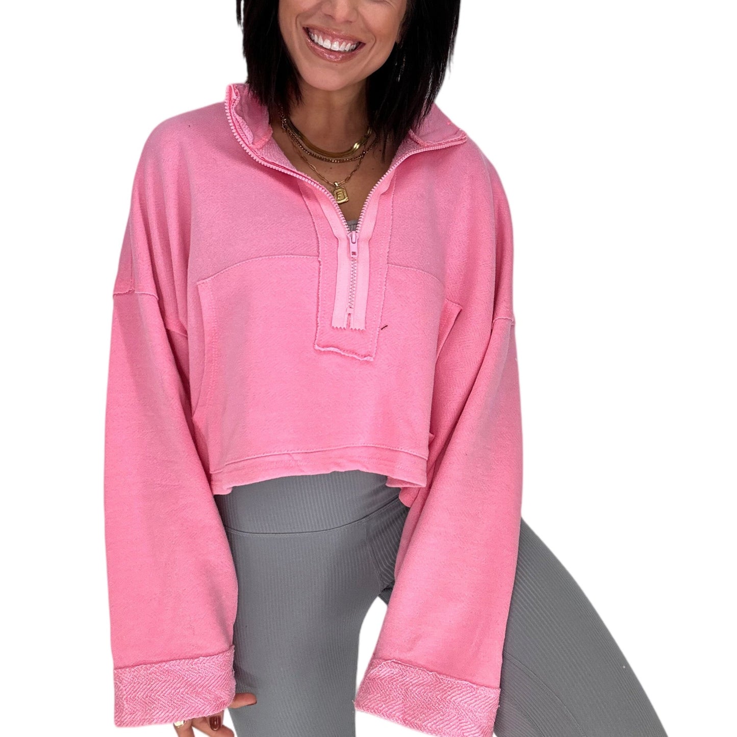 Baby Girl Half Zip