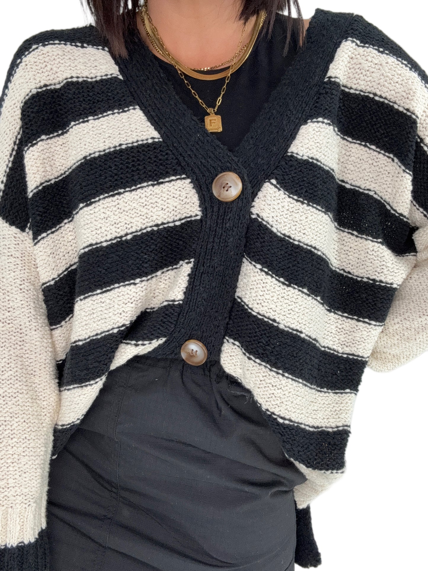 Chic in Buttons Sweater