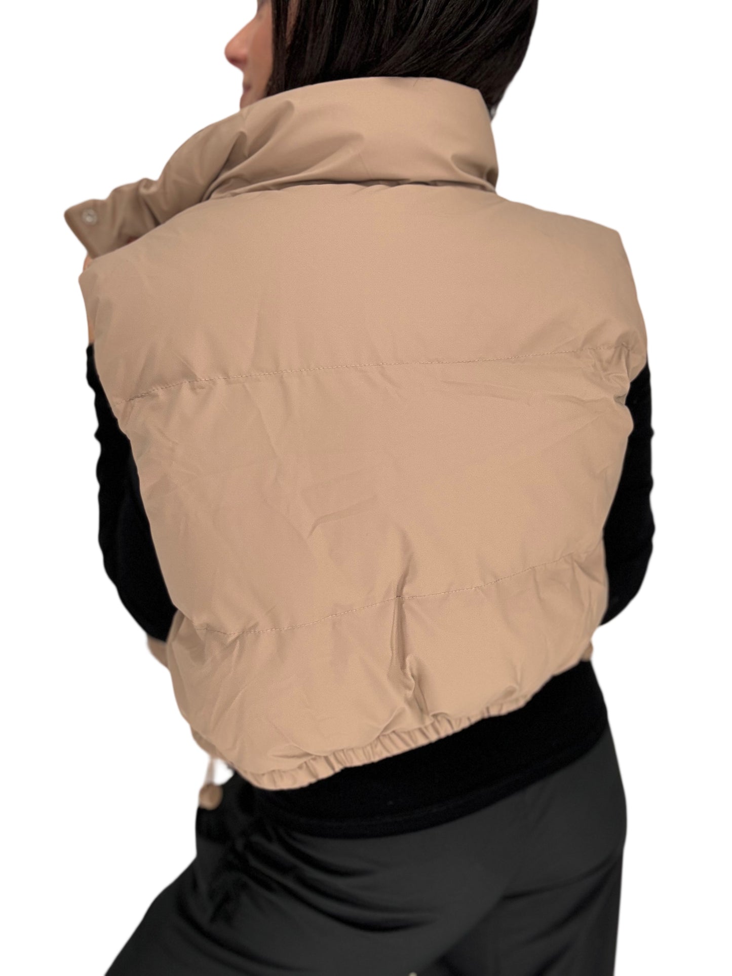 Mocha Puffer Vest