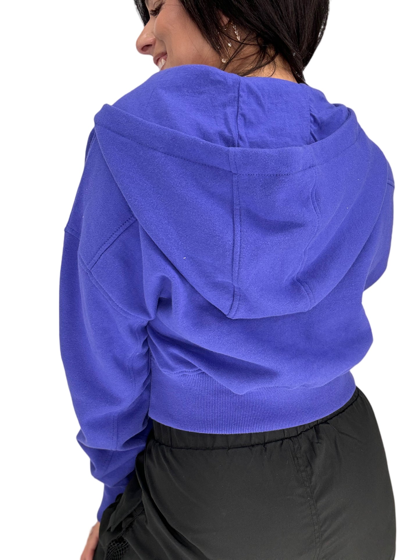 Night Blue Half Zip Pullover Hoodie