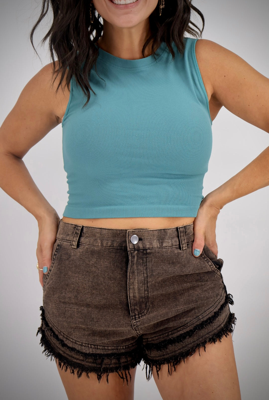 Buttery Soft Teal Tank