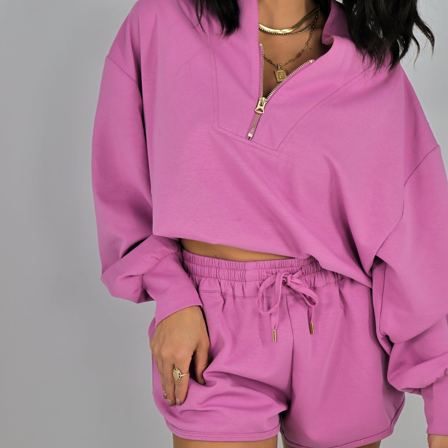 Magenta Move Pullover