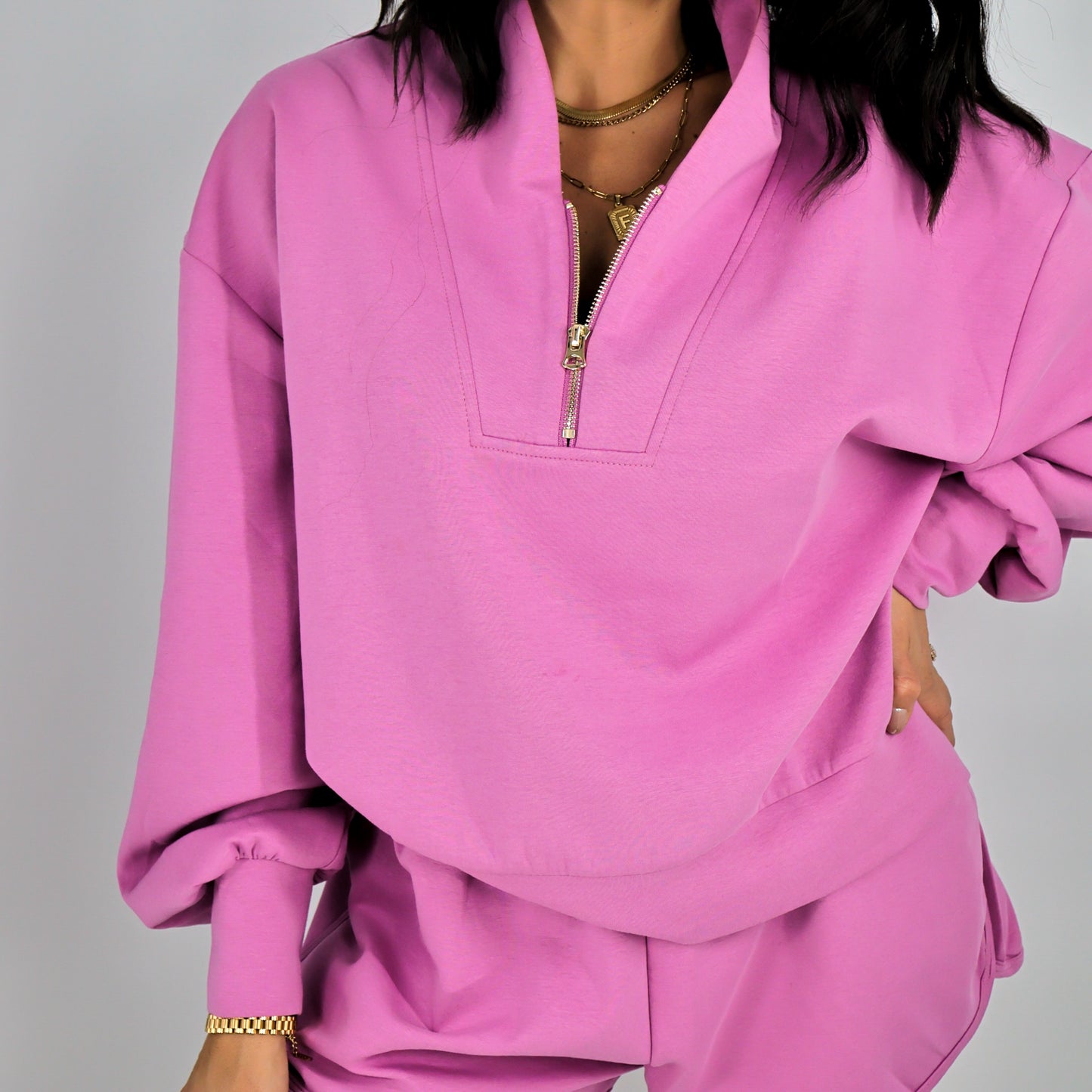 Magenta Move Pullover
