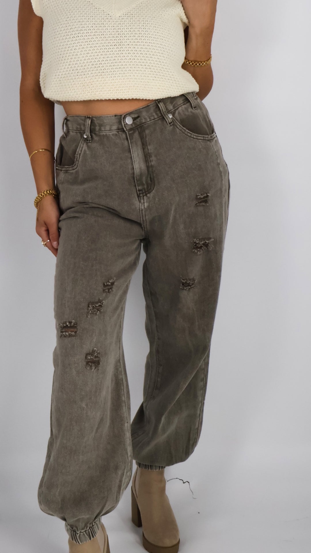 City Girl Cargo Joggers