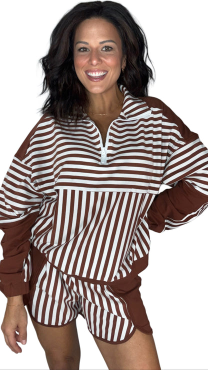 Autumn Stripe Lounge Set